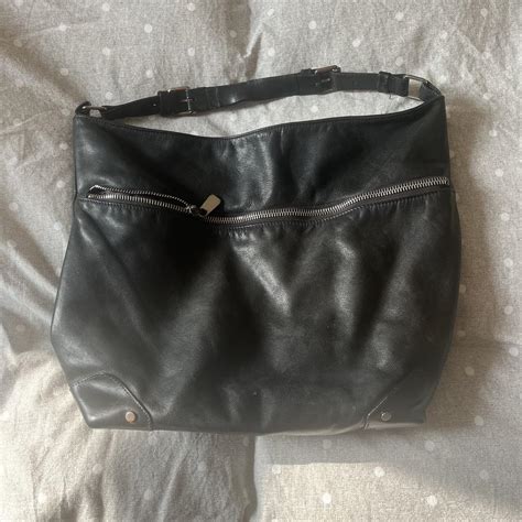 Other Stories Leather Shoulder Bag Black Great Depop