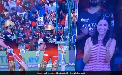 Anushka Sharma Is Jubilant As Virat Kohli Hits Fiery Fifty For RCB Vs