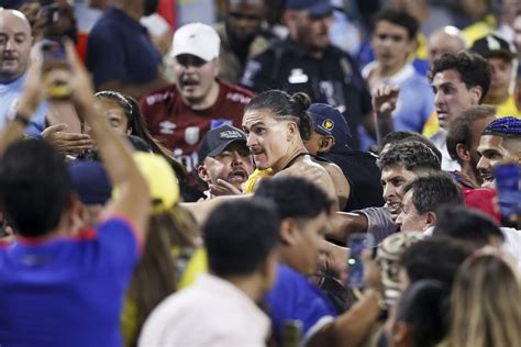 Watch: Uruguay soccer players fight Colombia fans in stands after Copa America loss - UPI.com