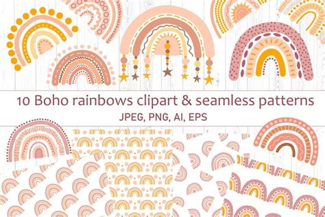 Boho Rainbow Powerpoint Template Free A Powerpoint Template Using Our Beautiful Blue Rainbow Theme