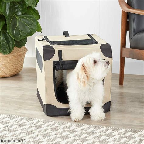 Amazonbasics Folding Soft Dog Crate, Portable, Travel, Kennel