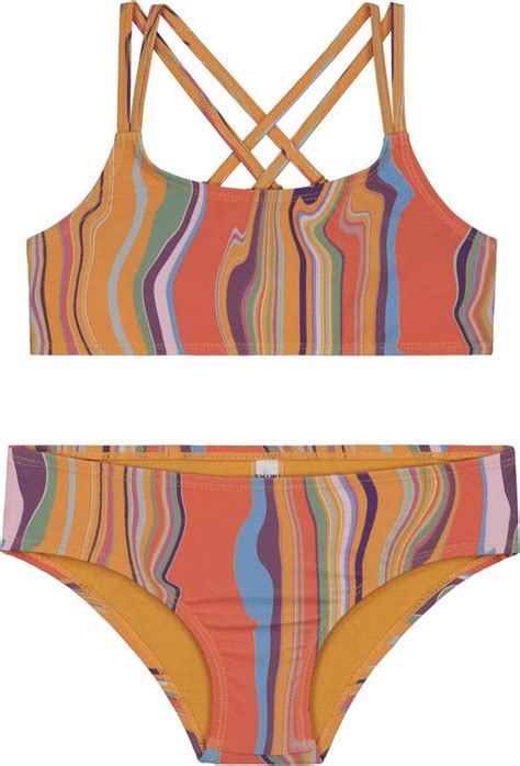 Shiwi Scoop Top Bikini Set Marble Scoop Top Bikini Multi Colour 164