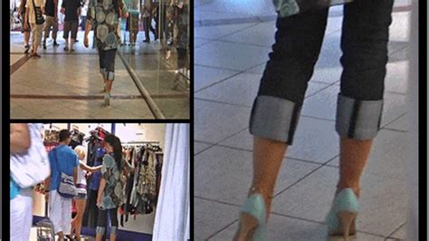 Tight New Pumps On Shopping Tour Part 5 Shoeplay Short Clips Clips4sale