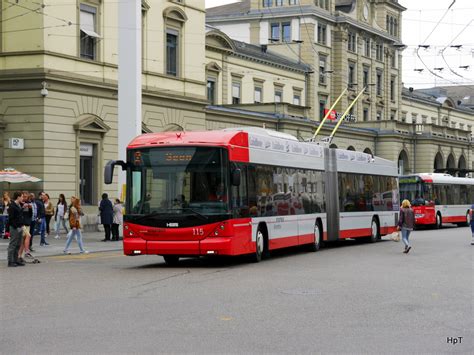 Stadtbus Winterthur Hess Trolleybus Nr Unterwegs Auf Der Linie