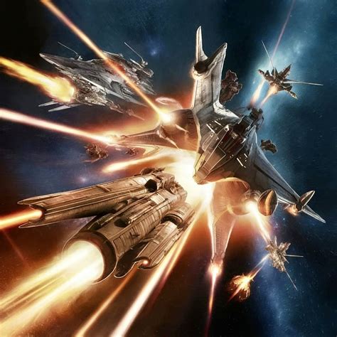 outer space battle royalty  stock illustration image