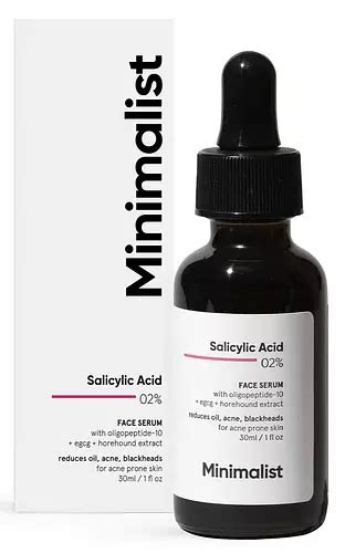 Minimalist Salicylic Acid 02% (Ingredients Explained)