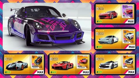 Asphalt 9 Garage Review After 1½ Year Rarest Decal Youtube