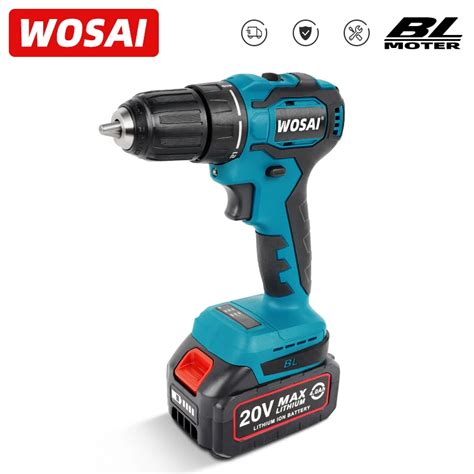 Wosai V Brushless Electric Drill