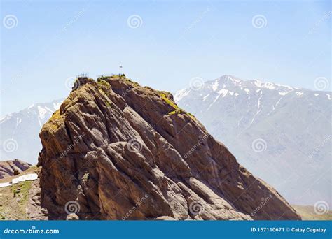 Famous Alamut Castle Hassan Sabbah Qazvin Iran Stock Image - Image of ...