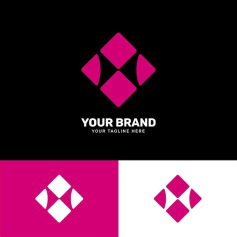 Diseño De Logotipo único Moderno Minimalista Simple Vector Premium