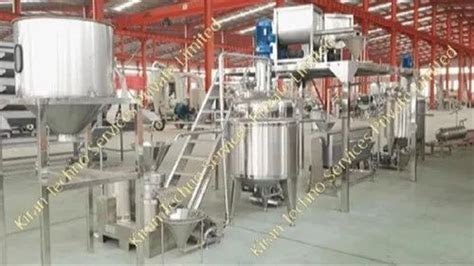 Automatic Powder Coated Peanut Butter Processing Plant Three Phase