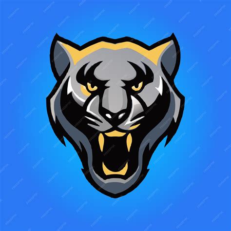 Premium Vector Panther Mascot Logo Design Panther Vector Illustration