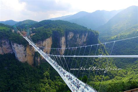 1 Day Zhangjiajie Grand Canyon Glass Bridge Baofeng Lake Tour China Chengdu Tours Chengdu