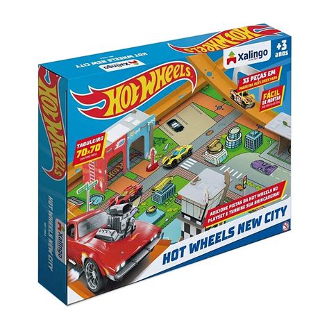 Playset Hot Wheels New City 17398 Xalingo Real Brinquedos