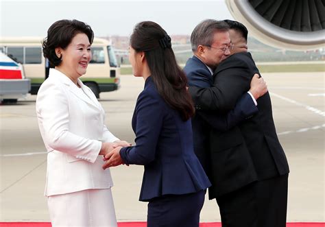 제3차 남북정상회담 평양 순안공항 도착행사