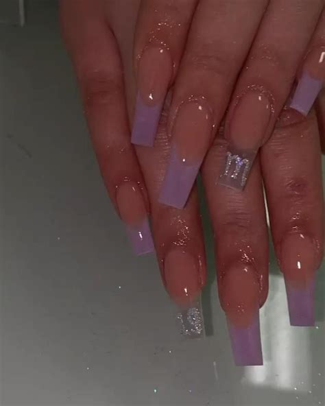 Long Acrylic Nail Designs Long Square