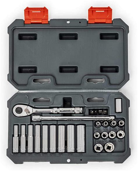 Amazon Dewalt Drive Socket Set Sae Metric Inch Drive