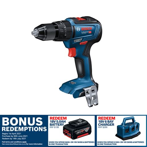 Bosch Blue 18v Gsb 18v 55 Brushless Hammer Drill Skin Only Bunnings