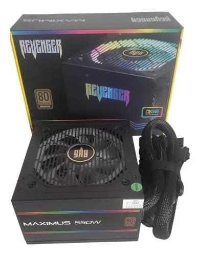 Fuente Gigabyte P550b 550w 80 Plus Bronze Rgb Gamer Color Negro 110 V