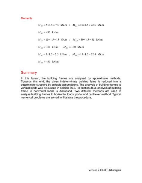 Portal And Cantilever Beam Method Pdf