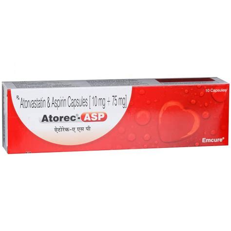 Buy Atorec Asp Capsule 10 Cap Online At Best Price In India