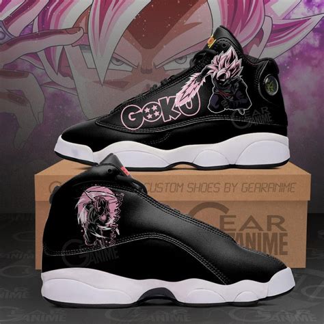 Goku Black Rose Jordan Sneakers Custom Anime Dragon Ball Shoes