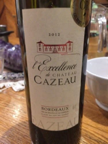 Domaine De Cazeau Et Perey L Excellence De Chateau Cazeau Vivino US