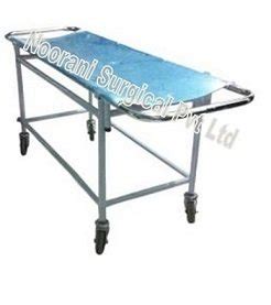 Stretcher Trolley Simple S S Top Caster Nsl Noorani Surgical