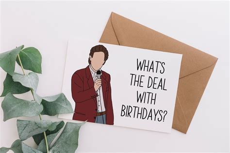 Seinfeld Birthday Card Jerry Seinfeld What S The Deal With Birthdays