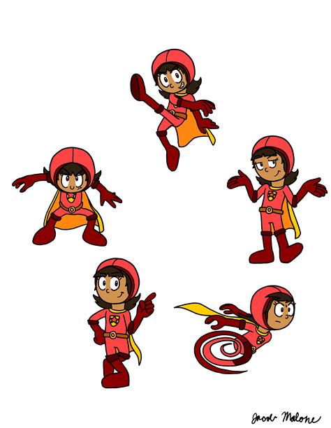 Wordgirl In Various Sonic Poses By Jakecartoons On Newgrounds