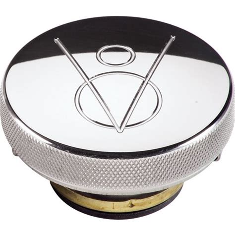 V8 Logo 7 Lbs Aluminum Radiator Cap Polished 76420