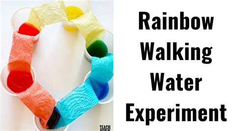 Walking Water Experiment Instructions