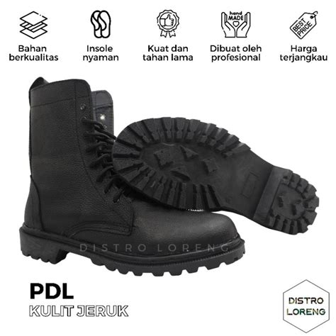 Jual Sepatu Pdl Kulit Jeruk Polisi Tni Linmas Satpam Security