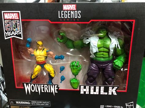 全新 Hasbro Marvel Legends 80th Hulk Vs Wolverine 2 Pack 玩具 And 遊戲類 玩具 Carousell