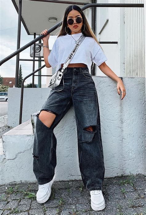 Outfits Con ‘baggy Jeans Para Tus Piernas Se Sientan Libres