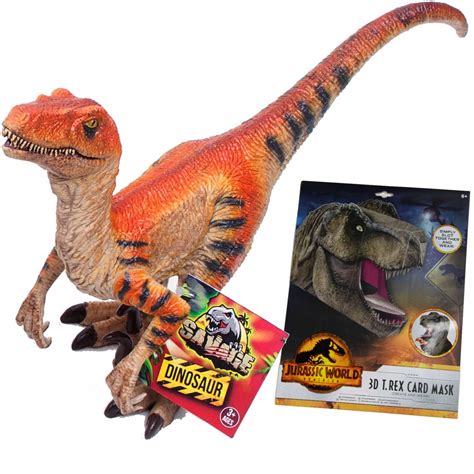 JURASSIC WORLD DINOZAUR FIGURKA VELOCIRAPTOR MASKA 12492782022