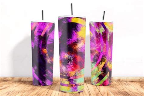 20 Oz Skinny Tumbler Abstract Geometric Graphic By 1xmerch · Creative Fabrica