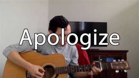 Onerepublic Apologize Cover Fingerstyle Guitar Youtube