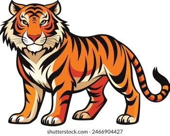 Tiger Vector Image Artwork Illustration Stock Vector (Royalty Free ...