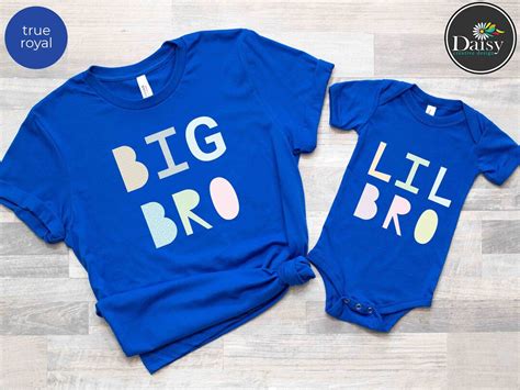 Big Bro Lil Bro Shirts Big Brother Little Brother Set Big Little Brother Big Bro T Shirt Natural