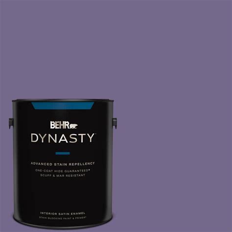 BEHR DYNASTY 1 Gal MQ5 41 Violet Vixen One Coat Hide Satin Enamel