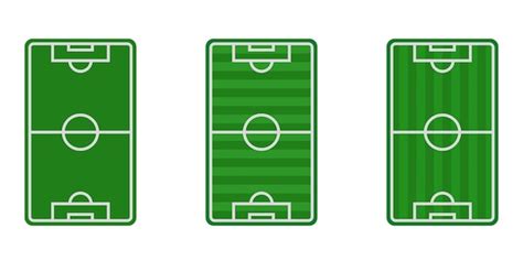 Iconos De Campo De F Tbol Vector De Cancha De F Tbol Y Dise O Eps