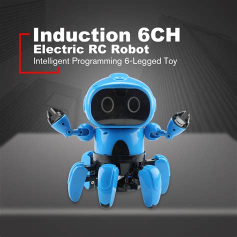 Smart Induction 6ch Electric 6 Legged Rc Robot Intelligent Programming