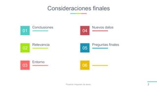 Consideraciones Finales PPT