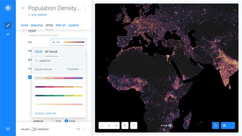 CARTO Color Schemes for Data Visualization