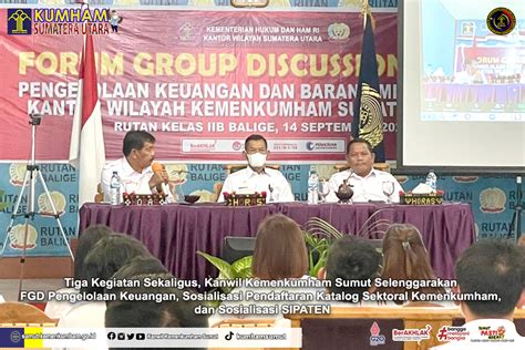 Kanwil Kemenkumham Sumut On Twitter Tiga Kegiatan Sekaligus Kanwil