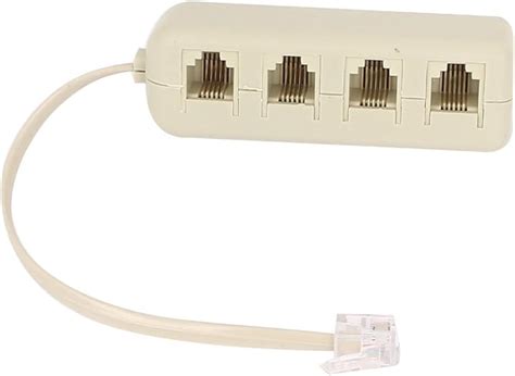 Amazon Uxcell Rj P C Male To Female Telephone Line Splitter