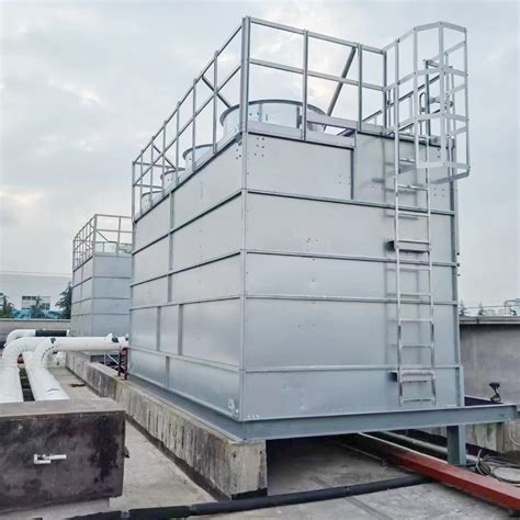 Djs Cross Flow Closed Cooling Tower Integrated Stainless Steel Design