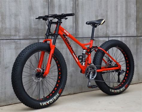 26 Inch 21 Speed Foreknow Fat bike [DarkGreen] Shimano Gear fatbike 26 ...