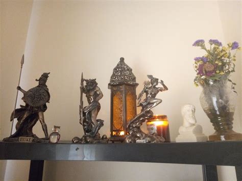 My Altar Much Work To Be Done But All In Good Time From Left To